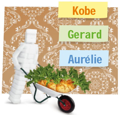 Kobe, Gerard, Aurélie