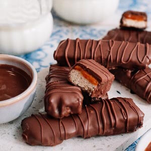 Chocolade karamel koekjes