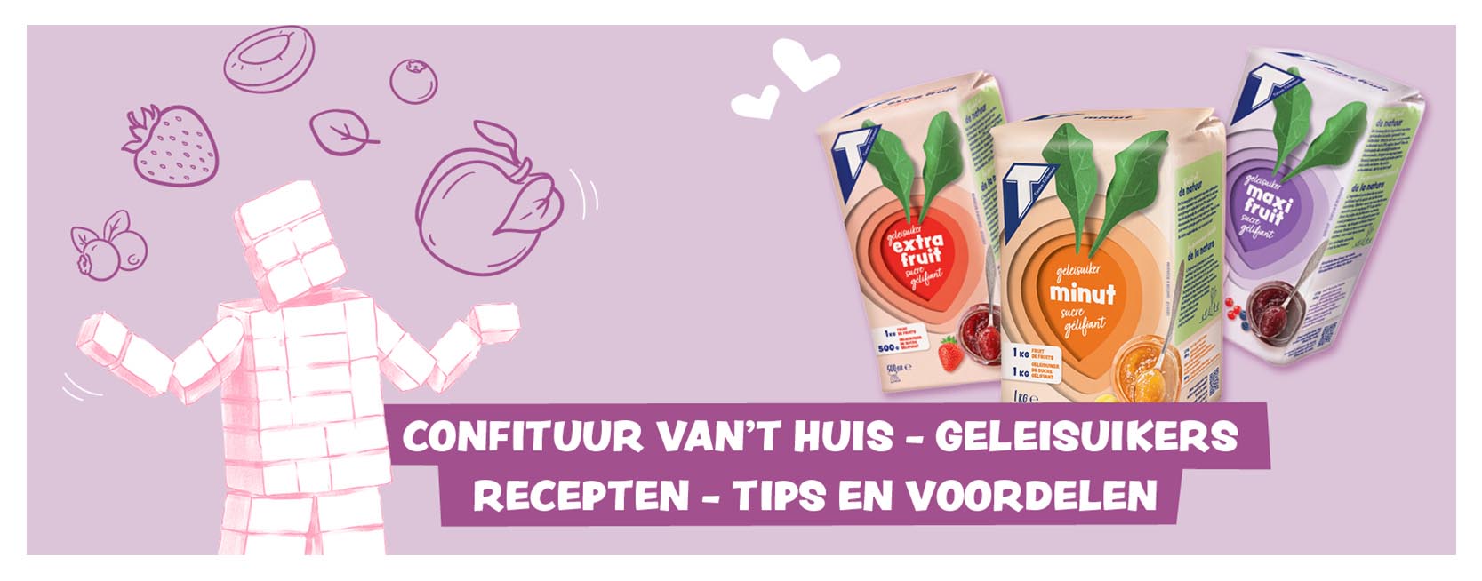 CONFITUUR VAN'T HUIS – GELEISUIKERS RECEPTEN – TIPS EN VOORDELEN
