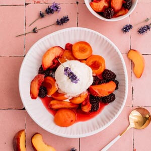 geroosterd zomerfruit