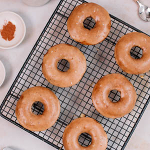 Pumpkin spice ovendonuts