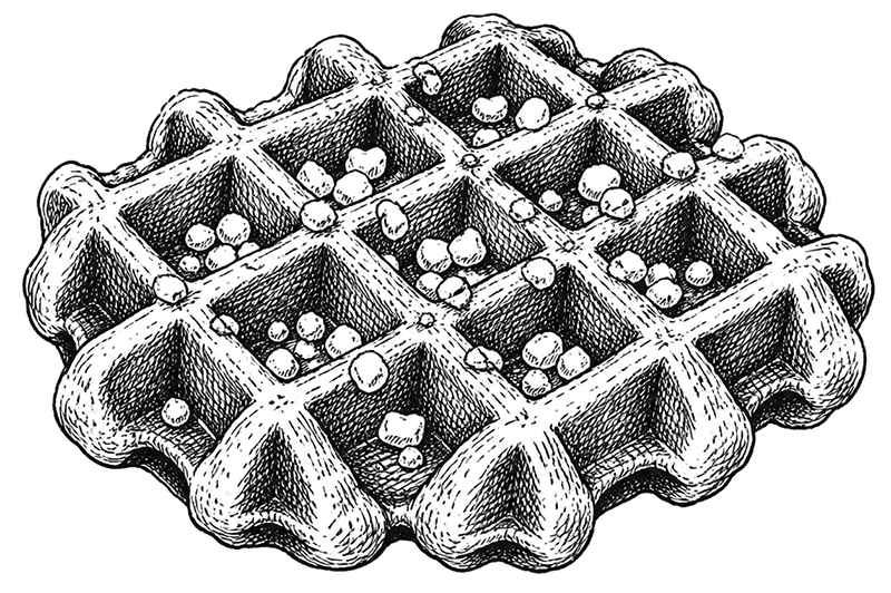 sketch wafel