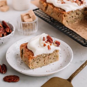 Courgettecake met roomkaasfrosting